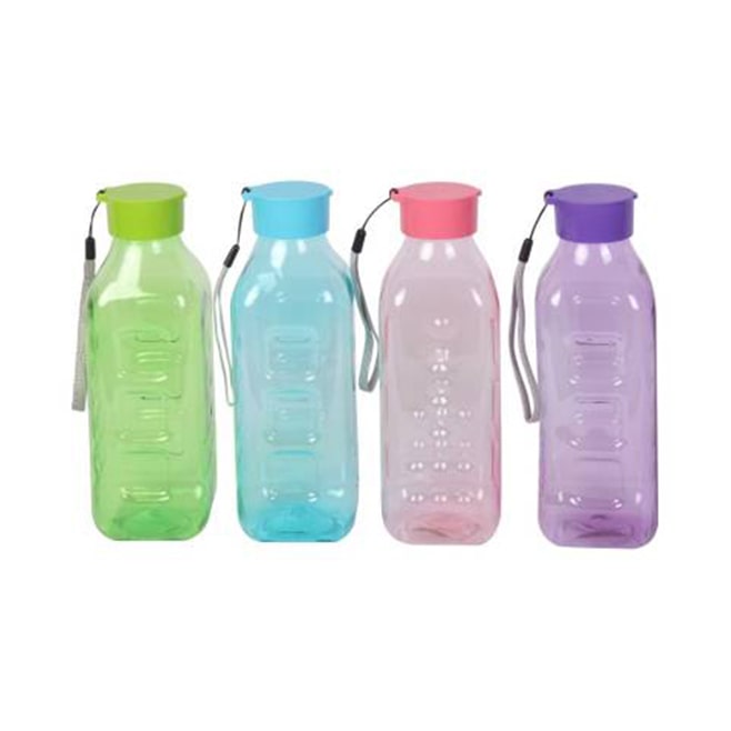 botella plastica de colores 600 ml