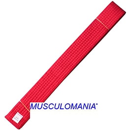 Cintur&oacute;n Karate Taekwondo Judo rojo en Uruguay - Musculomania