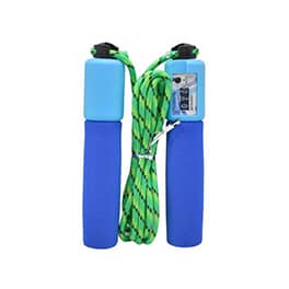 Cuerda saltar con contador 2.80 mts. azul en Uruguay - Musculomania