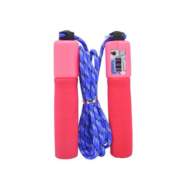 Cuerda saltar con contador 2.80 mts. rosa