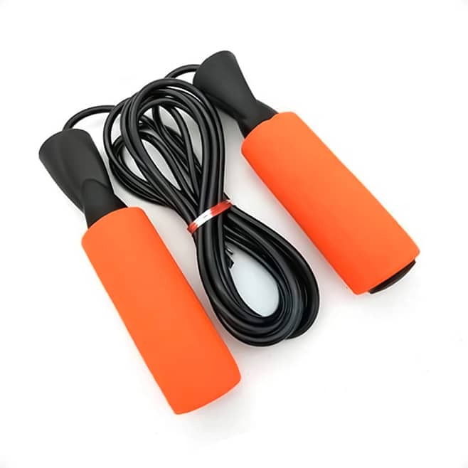 Cuerda saltar con rulemanes 2.20 mt naranja