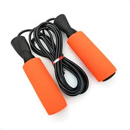Cuerda saltar con rulemanes 2.20 mt naranja en Uruguay - Musculomania