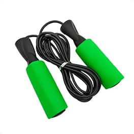 Cuerda saltar con rulemanes 2.20 mt verde en Uruguay - Musculomania