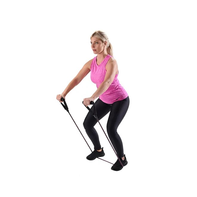 banda elastica con manijas en Uruguay - Musculomania