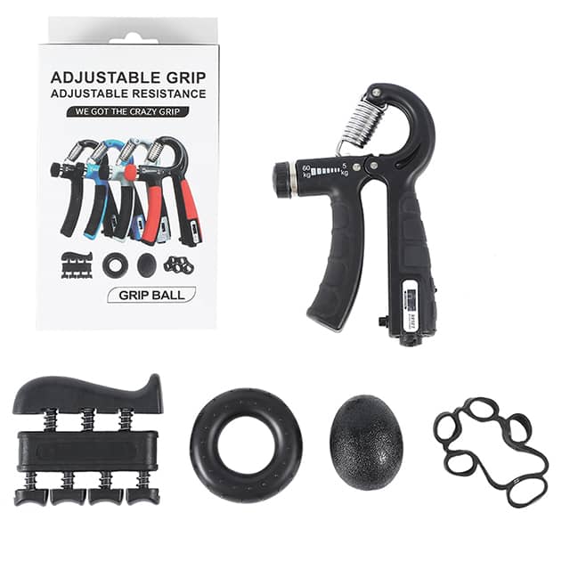 Set ejercitador fortalecedor mano hand grip
