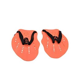 Manoplas para natación naranja