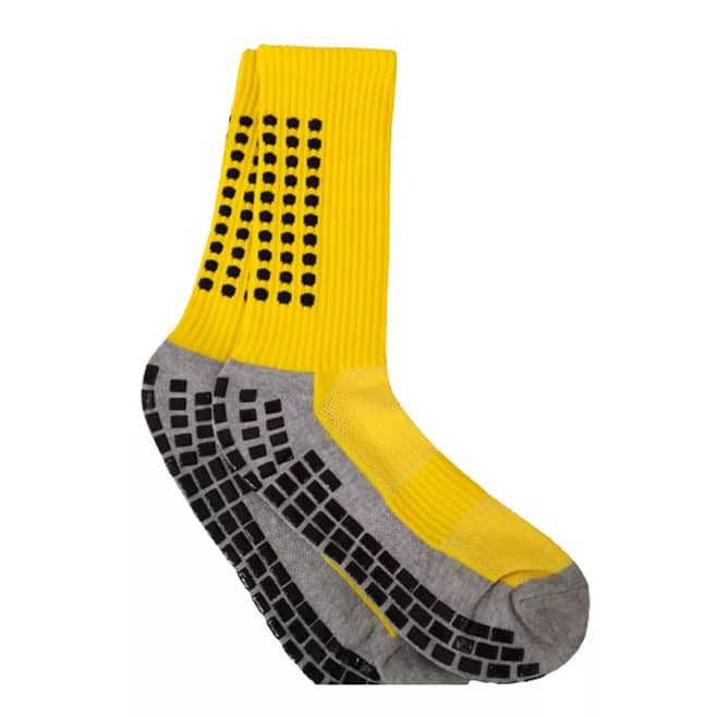 Media antideslizante pilates yoga amarilla