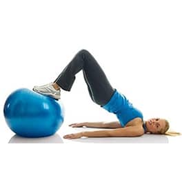 Pelota Pilates Yoga 75 Azul