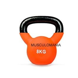 Pesas rusas hierro revestida goma 8 kg en Uruguay - Musculomania