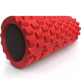 Rolo pilates sensitivo 33 cm rojo en Uruguay - Musculomania